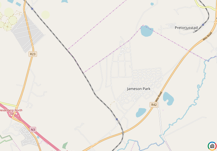 Map location of Kaydale AH